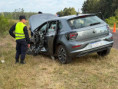 Accidente de tránsito en Ruta 27: solo se registraron daños materiales